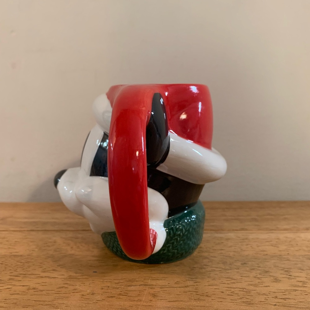 Disney Parks Christmas Mickey Mouse Figural Mug NEW - Picture 3 of 7